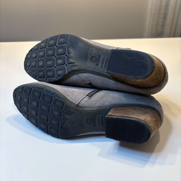 Blondo Women's‎ Grey Suede Leather Waterproof 2" Block Heel Booties US Size 9 M - Picture 8 of 12